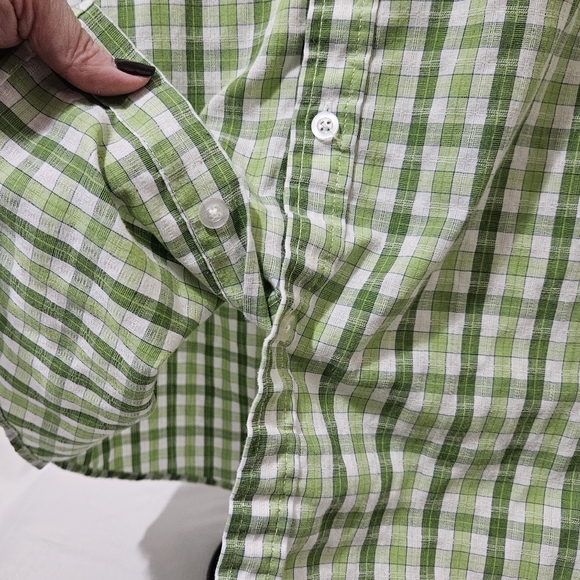 James Tattersall Button-Down Short Sleeve Checkered Shirt - Picture 4 of 12